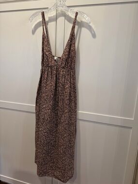 Anna Nata long halter dress floral size XS